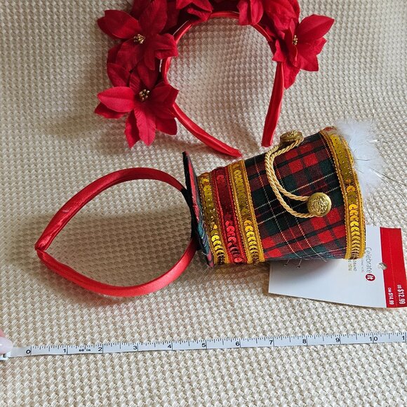 Ashland Christmas 4 Piece Set - Two Headbands, Scrunchies and lollypop necklace - Picture 12 of 14